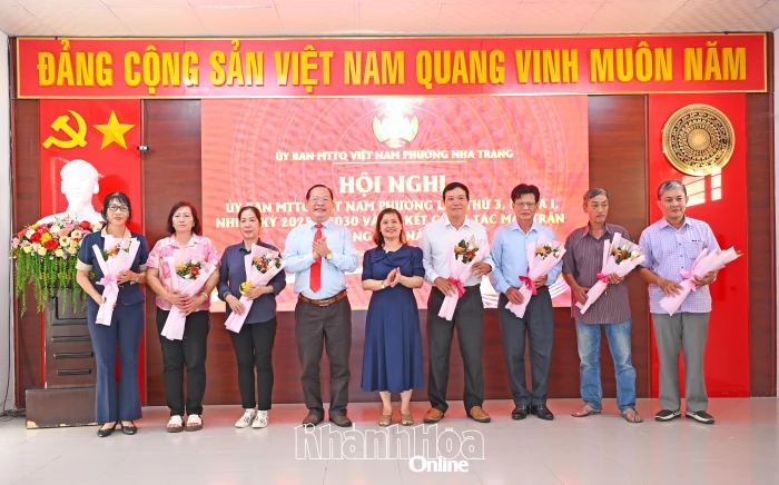 Hiệp thương cử bổ sung 8 Ủy viên Ủy ban MTTQ Việt Nam phường Nha Trang