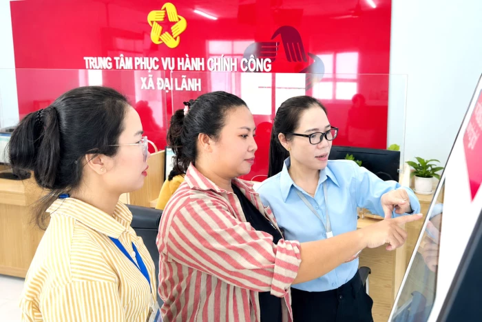 Xã Đại Lãnh: Xây dựng nền hành chính thân thiện, gần dân