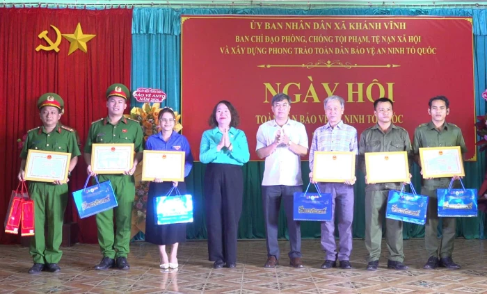 Xã Khánh Vĩnh tổ chức Ngày hội Toàn dân bảo vệ an ninh Tổ quốc năm 2026
