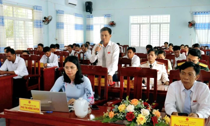 Kỳ họp thứ 2, HĐND xã Ninh Hải khóa II