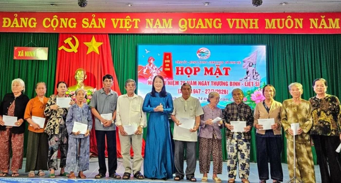 Xã Ninh Hải tổ chức họp mặt, tri ân các gia đình chính sách