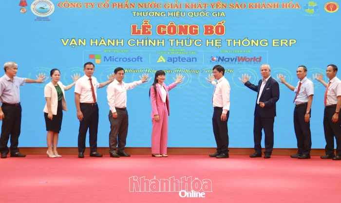 Công ty Cổ phần Nước giải khát Yến sào Khánh Hòa chính thức vận hành hệ thống quản trị doanh nghiệp toàn diện