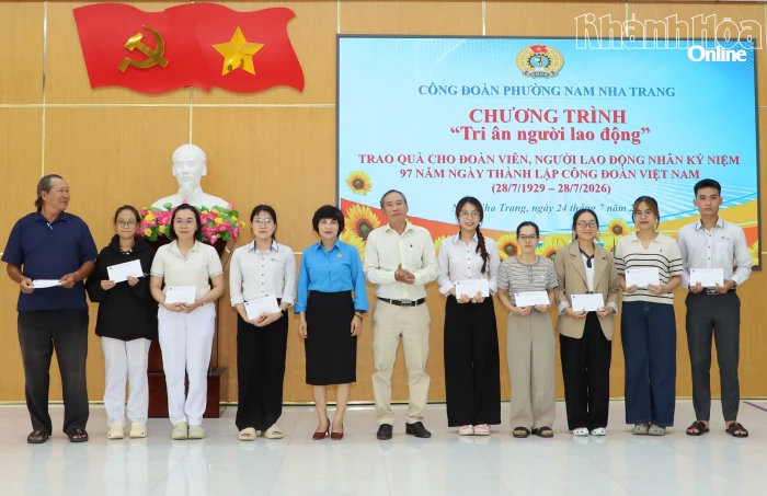 Công đoàn phường Nam Nha Trang sơ kết hoạt động 6 tháng đầu năm