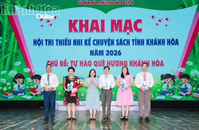 Khai mạc Hội thi thiếu nhi kể chuyện sách tỉnh Khánh Hòa