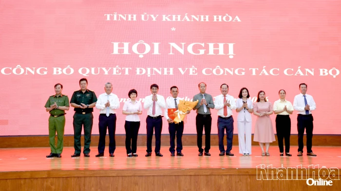Ông Nguyễn Thanh Sơn được điều động, chỉ định giữ chức vụ Phó Bí thư Đảng ủy phường Nha Trang