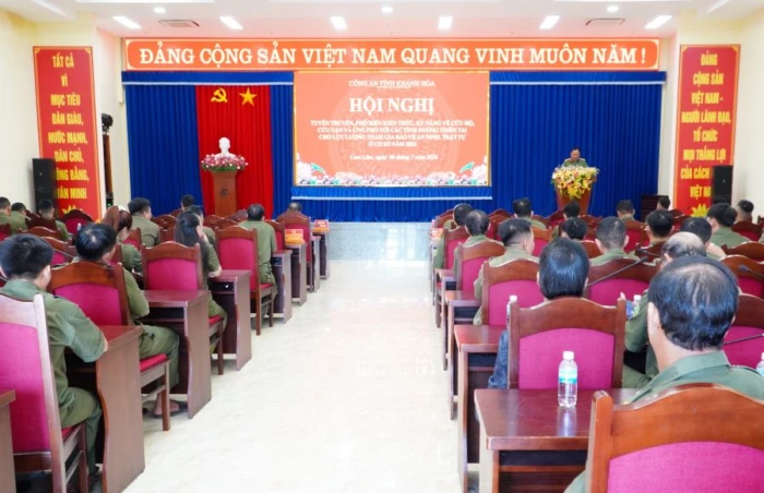 Tập huấn kỹ năng cứu nạn, cứu hộ cho lực lượng bảo vệ an ninh, trật tự ở cơ sở