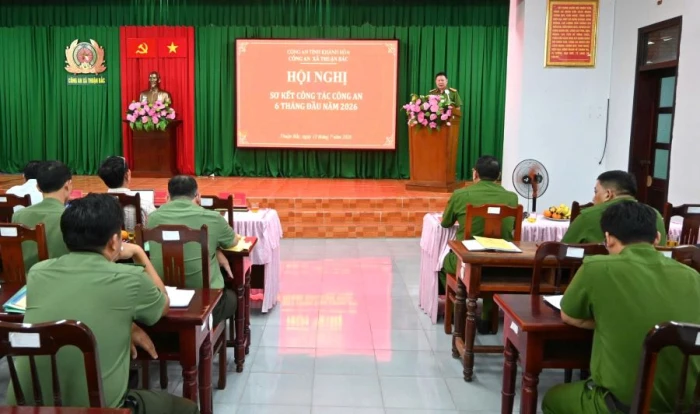 Công an xã Thuận Bắc triển khai nhiệm vụ 6 tháng cuối năm 2026