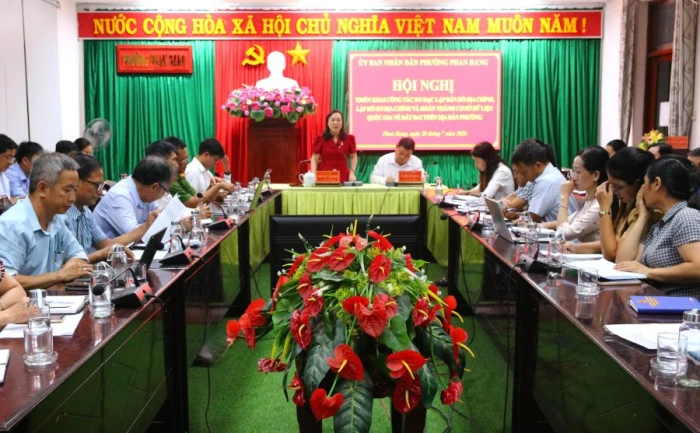 Phường Phan Rang quyết tâm hoàn thành cơ sở dữ liệu quốc gia về đất đai đúng tiến độ