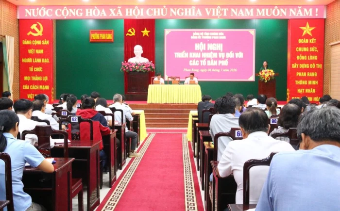 Đảng ủy phường Phan Rang triển khai nhiệm vụ đối với các tổ dân phố