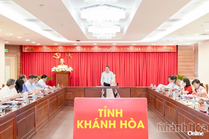 Ban Chỉ đạo Phòng, chống tham nhũng, lãng phí, tiêu cực tỉnh Khánh Hòa tổ chức phiên họp thứ 5