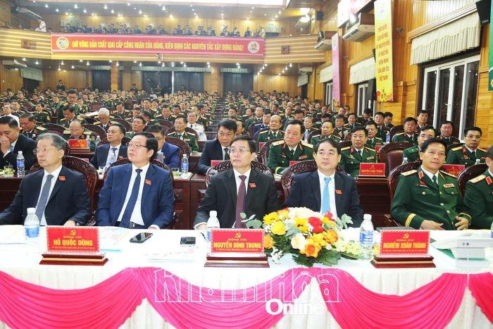 Bí thư Tỉnh ủy Nghiêm Xuân Thành dự Đại hội đại biểu Đảng bộ Quân khu 5 lần thứ XI, nhiệm kỳ 2025 - 2030