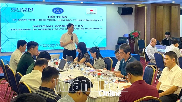 Hội thảo rà soát tình hình triển khai quy trình kiểm dịch y tế