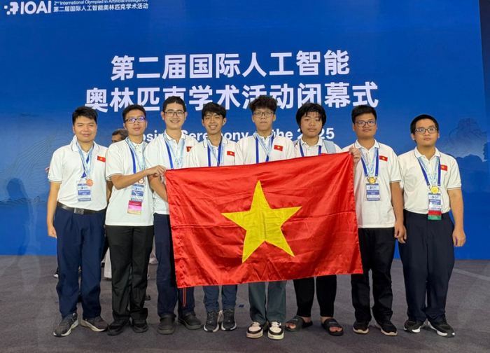 Việt Nam giành 3 huy chương Vàng Olympic Trí tuệ nhân tạo quốc tế
