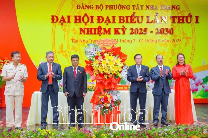 Đại hội đại biểu Đảng bộ phường Tây Nha Trang lần thứ nhất, nhiệm kỳ 2025 - 2030