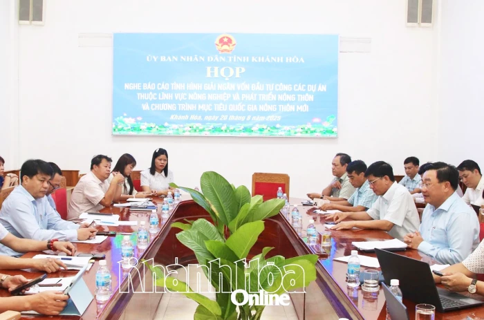 Tăng tốc giải ngân vốn đầu tư công các dự án nông nghiệp và phát triển nông thôn