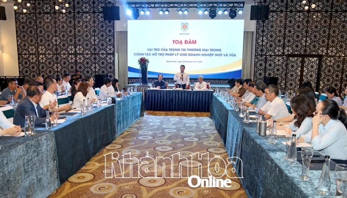 Tọa đàm vai trò của trọng tài thương mại trong hỗ trợ pháp lý cho doanh nghiệp