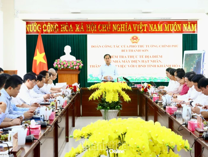 Phấn đấu hoàn thành giải phóng mặt bằng các dự án nhà máy điện hạt nhân Ninh Thuận trong năm 2025