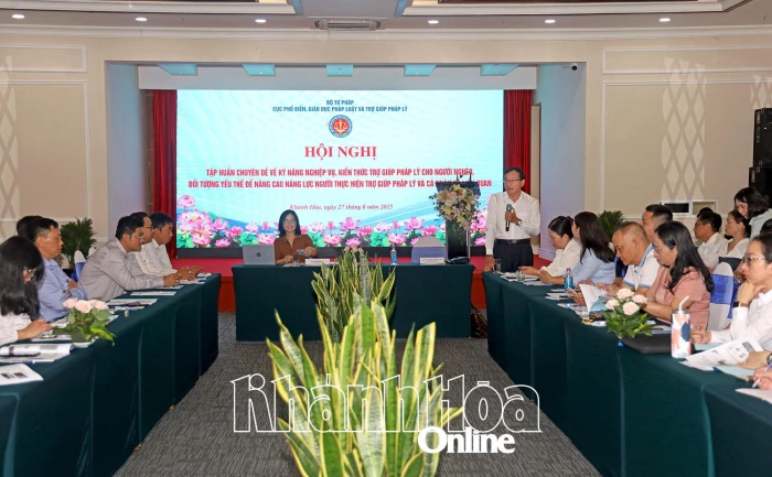 Tập huấn nâng cao năng lực trợ giúp pháp lý trong lĩnh vực đất đai