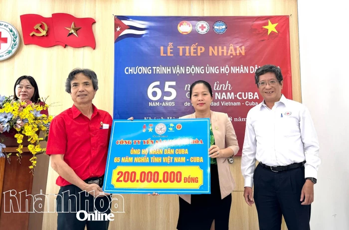 Tiếp nhận gần 800 triệu đồng ủng hộ Nhân dân Cuba