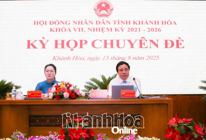 Kỳ họp chuyên đề HĐND tỉnh Khánh Hòa khóa VII