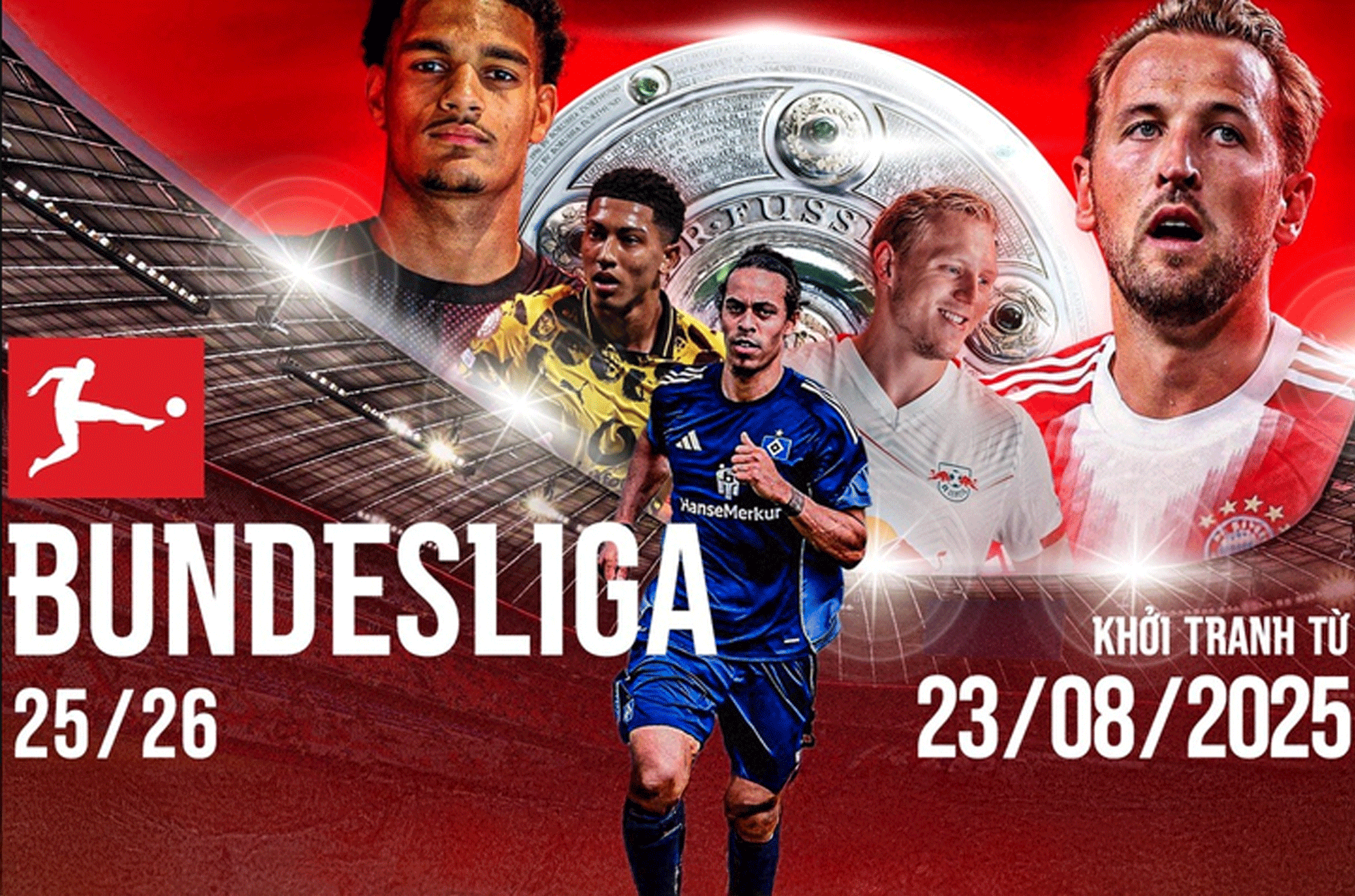 Bundesliga mùa giải mới 2025 - 2026: Khó có đối thủ cạnh tranh với Bayern Munich