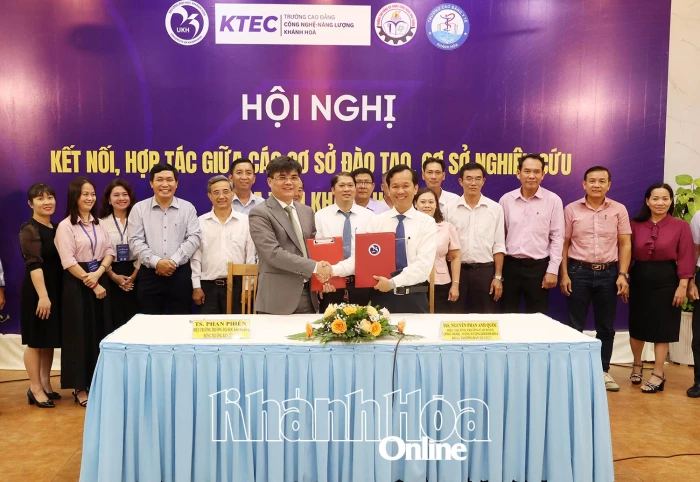 Kết nối, hợp tác giữa các cơ sở đào tạo, cơ sở nghiên cứu của tỉnh Khánh Hòa