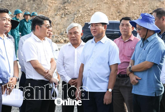 Chủ tịch UBND tỉnh Trần Quốc Nam kiểm tra tiến độ triển khai Dự án Khu đô thị hỗn hợp thành phố Nha Trang