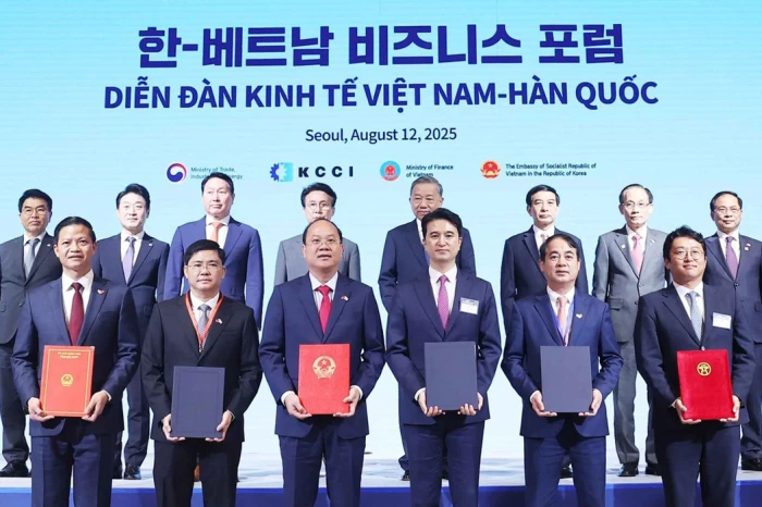 Đoàn công tác tỉnh Khánh Hòa trao đổi, xúc tiến đầu tư tại Diễn đàn Kinh tế Việt Nam - Hàn Quốc