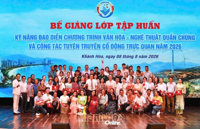 92 học viên hoàn thành lớp tập huấn kỹ năng đạo diễn chương trình văn hóa - nghệ thuật quần chúng