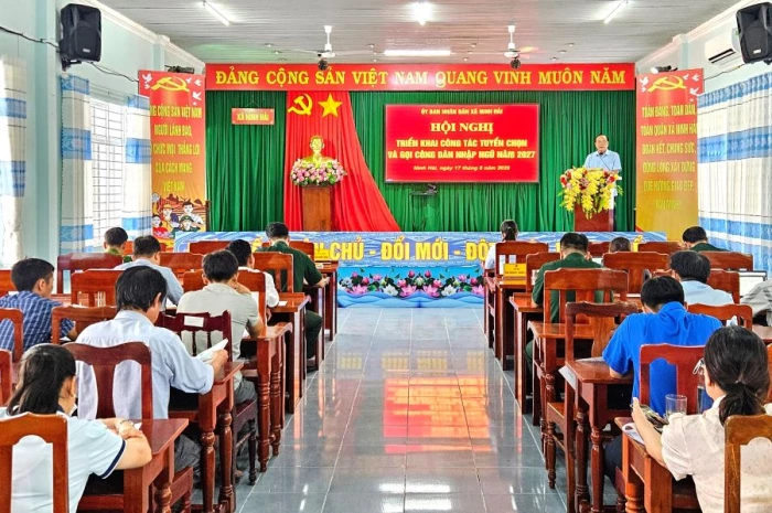 Xã Ninh Hải triển khai công tác tuyển chọn và gọi công dân nhập ngũ năm 2027