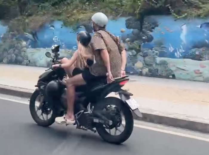 Xác minh thông tin bé gái nước ngoài điều khiển xe máy trên đường Phạm Văn Đồng