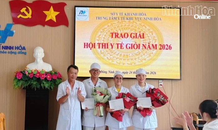 Trung tâm Y tế khu vực Ninh Hòa tổng kết Hội thi Y tế giỏi năm 2026