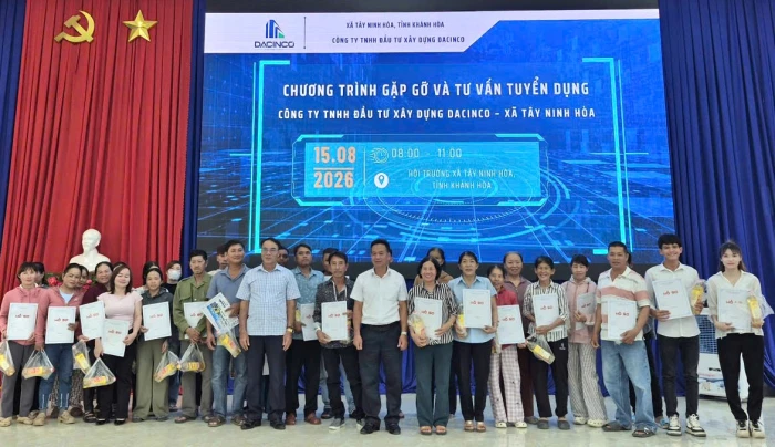 Hơn 70 người lao động ở xã Tây Ninh Hòa được tư vấn, giới thiệu việc làm
