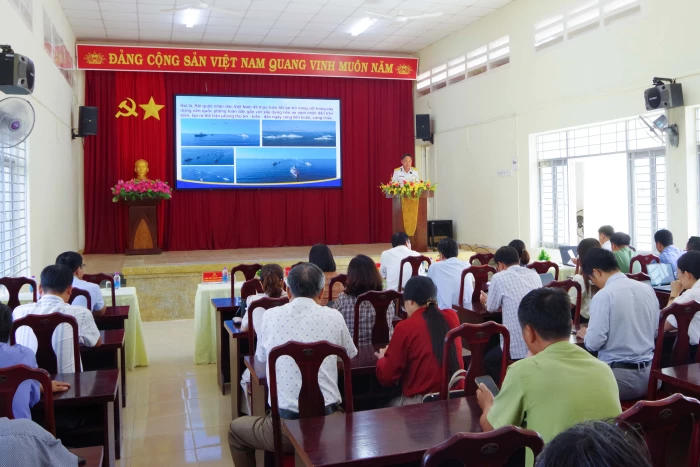 Lữ đoàn 146 tuyên truyền biển, đảo tại các địa phương