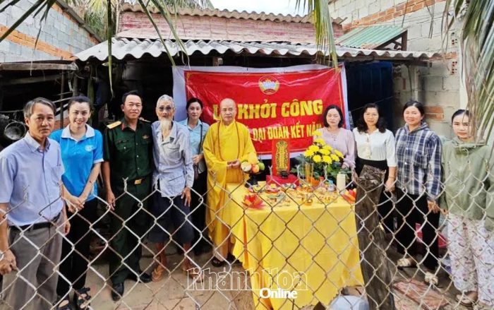 Phường Đông Hải khởi công xây dựng nhà Đại đoàn kết cho hộ cận nghèo