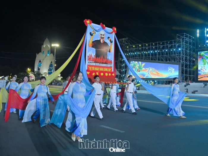 Tổng duyệt chương trình Lễ khai mạc Đại hội Thể dục thể thao tỉnh Khánh Hòa