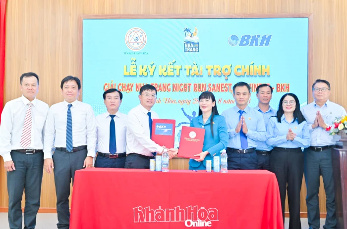 Giải chạy Nha Trang Night Run Sanest, Sanvinest - BKH 2026: Công ty Yến sào Khánh Hòa là nhà tài trợ chính