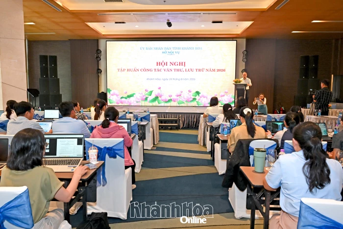 Tập huấn công tác văn thư, lưu trữ cho 250 người