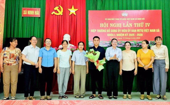 Hiệp thương cử bổ sung 10 Ủy viên Ủy ban MTTQ Việt Nam xã Ninh Hải