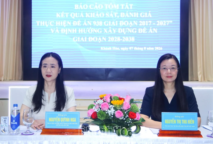 Hội thảo lấy ý kiến Hội Liên hiệp Phụ nữ các tỉnh, thành phố phục vụ tổng kết Đề án 938