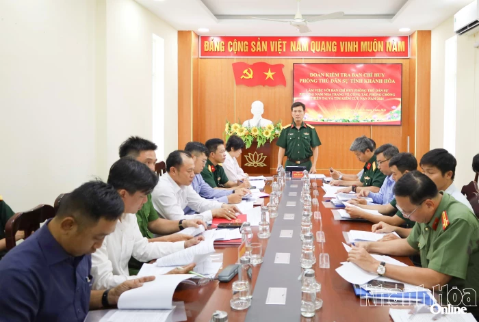Kiểm tra công tác phòng chống thiên tai, tìm kiếm cứu nạn tại các địa phương