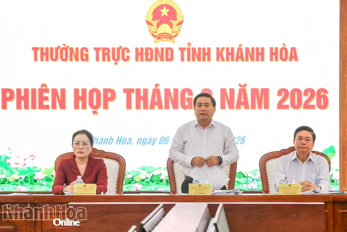 Phiên họp Thường trực HĐND tỉnh Khánh Hòa tháng 8-2026
