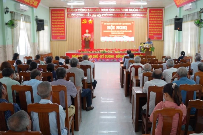 Xã Vạn Thắng tập huấn công tác bầu cử trưởng thôn