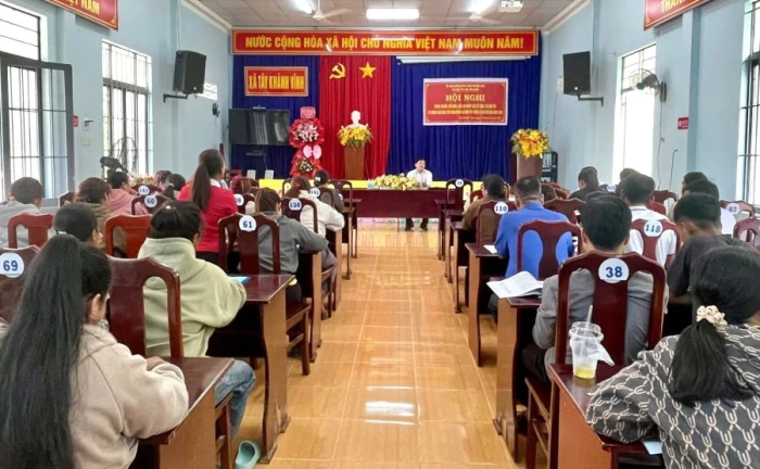 Phổ biến pháp luật về chính sách dân tộc năm 2026 tại xã Tây Khánh Vĩnh
