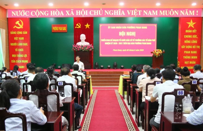 Phường Phan Rang triển khai kế hoạch bầu cử tổ trưởng tổ dân phố
