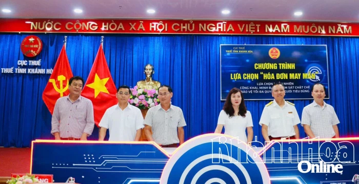 Thuế tỉnh Khánh Hòa: Lựa chọn “Hóa đơn may mắn” quý I và quý II năm 2025