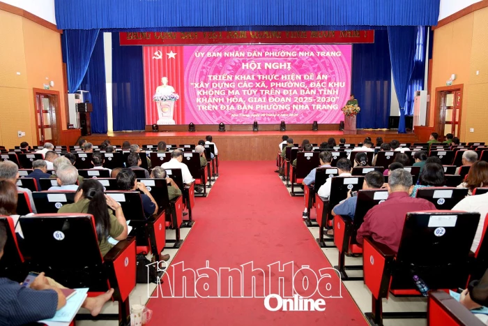 Phường Nha Trang triển khai đề án xây dựng xã, phường, đặc khu không ma túy