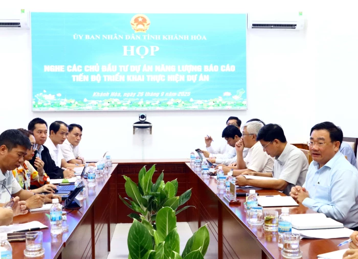 Đôn đốc tiến độ triển khai các dự án năng lượng đã được chấp thuận đầu tư