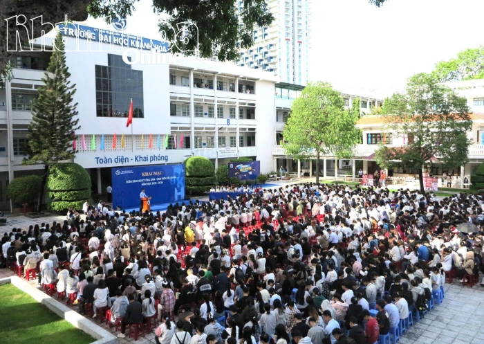 Trường Đại học Khánh Hòa khai mạc "Tuần sinh hoạt công dân - sinh viên đầu khoá"
