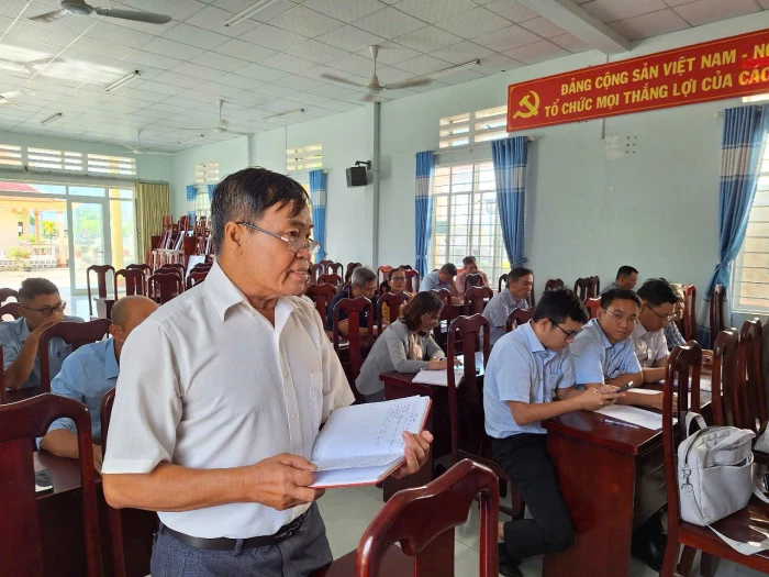 Phường Ninh Hòa lấy ý kiến nhân dân về khu tái định cư Dự án Đường sắt tốc độ cao trên trục Bắc - Nam